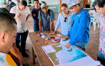 Actores locales y autoridades aportan al mapeo del uso del mar en el Golfo de Chiriquí