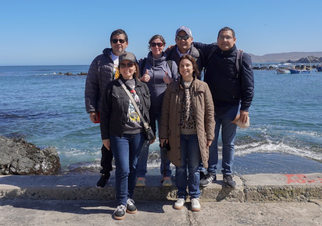 Viajar al mañana para transformar nuestro presente 5 © PNUD Proyecto Humboldt II – Humboldt II and Sustainable Pacific teams during the MSP exchange